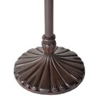     Tiffany Inspired Fall Leaves Floor Lamp Stained Glass Victorian Style    