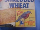 Vintage 1950s Nabisco Shredded Wheat Cereal Box Audobon Bird Offer 