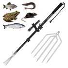 San Like Fishing Harpoon Spear Gaff Gig Gaff Fork Hook For Frog Toad 4ft Grey