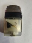 Vintage Scripto Vu-lighter W  Fish Hook Lure   Circa 1950 s   Black   Clear