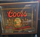 Vintage 1978 Coors Rocky Mountain Springs Lighted Mirror Beer Sign