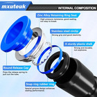 Quick Connect Air Hose Fittings Set  Plastic Push To Connect Fittings Kit  1 8