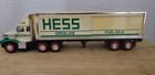 Vintage Hess Toy Truck Bank  Gasoline Fuel Oil Tanker With Barrels  Lights Work 
