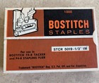 Vintage Bostitch Stcr 5019-1 2    1m Staples 1000 box Usa Made For T5-8 Tracker
