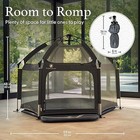 Pop  n Go Playpen Portable Pop Up Pack Baby Playpen For Babies   Toddlers  Black