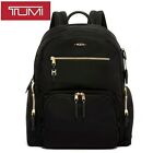 Tumi Voyageur Backpack Carson Ladies Black Nylon   Leather Bag Casual 0196300d