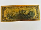24k Gold Plated Foil  2 Dollar Bill Banknote Collectable Money