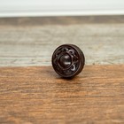 Vintage Radio Knob 1pc Deco 1930s Bakelite 1 4  Opening W  Set Screw