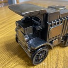 Vtg  1974 Banthrico Coin Bank  Die Cast Replica 1906 Mack Truck Metal Bronze Usa