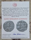 Roman Empire Byzantine Emperor Romanus Iii Jesus Christ Portrait Coin With Coa 