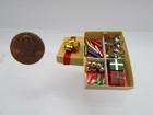 Dollhouse Miniature Christmas Box Of Decorations B0232