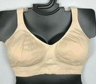 Playtex Women s 18 Hour Cotton Stretch Soft Taupe Wireless Lift Bra  474c Nib