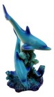 Marine Life Two Dolphins Figurine Statue By Backwoods Lighting Llc   90065