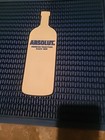 Absolut Vodka   rubber Bar Mat - 14 Inch X 14 Inch   blue