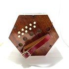 Bastari 20 Button Concertina Made In Italy Works  sold As Is  Vtg Musical