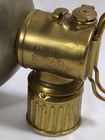 Antique 1915 Miners Justrite  Carbide Lamp Lantern Large 7 3 8  Reflector