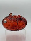 Blenko Glass Tangerine  little Devil  Pumpkin  2023