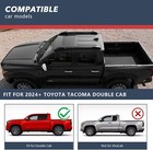 260lbs Roof Rack Cross Bars For 2024 2025 2026 Toyota Tacoma Double Cab Aluminum