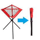 New Baseball Caddy Softball Batting Practice Portable Holder Tripod W  Carry Bag