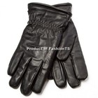 Unisex Thick Faux Leather Winter Gloves W  Fur Warm Men Women Black Motorcycle