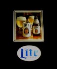 Vintage Light Up Miller Lite Beer Sign 16 3 4 X 10 3 4 Great Man Cave Sports Bar