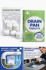 Ac Drain Line Cleaning Kit     Vacuum Adapter  Brush   Pan Tablets