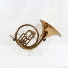 Vintage 1930 s C g  Conn  naked Lady  4e Piston Mellophone W  Mouthpiece   Case