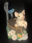 Hamilton Farm Livin Collection   Squeaky Clean      Pig Figurine