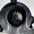 Vtg Couroc Of Monterey Ca Doberman Pinscher Set Of 4 Shallow Bowl Plates 7 5 