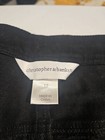 Christopher   Banks  Black Denim  Women s  Size 12  Medium  Shorts
