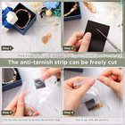30 Pieces Anti Tarnish Strips Anti Tarnish Jewelry Storage Silver Protector   