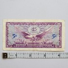 United States Military Payment Certificate Mpc 5 Five Cents Series 641 Hi Grade