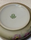 Antique Nippon Hand Painted Floral Hinged Porcelain Trinket Powder Box