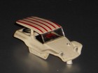 Vintage Aurora Tjet  1398 White Dune Buggy Coupe Body Ho Slot Car