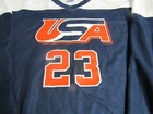New  nos  Team Usa Blue Hockey Jersey Alleson Athletics Size Large