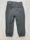 Mizuno Women s Small Belted Stretch Softball Pants Charcoal Gray