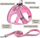 Dog Harness With Leash Set  No Pull Adjustable Reflective Step-in Puppy Pet Vest