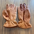 Orvis Deerskin Leather Insulated Fleece Lined Men s Full Finger Gloves L