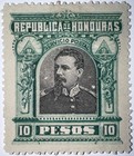 Travelstamps  Honduras Stamps Scott  64 - 10 Peso President Bogran - Mint Mng   