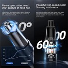 Men Electric Ear Beard Nose Hair Trimmer Eyebrow Mustache Remover Shaver Clipper