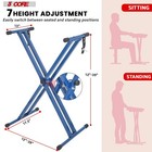 5 Core Keyboard Stand Dual X Shape Adjustable Foldable Key Board Pianos Stands