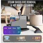 Portable Carpet Cleaner Machine With Steam And Heating Techology 18kpa Powerful 