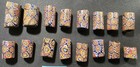      Rare      18 Vintage African Trade Beads Venetian Italian Millefiori 