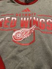 Adidas Nhl Detroit Red Wings Team Crewneck Sweater Shirt Sz S Ik9209 Nwt Men