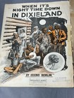 2x 1800s Black Americana Dixieland Sheet Music Rare Georgia Campfire Meeting