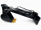 Agt Mini Skid Steer Attachment Universal Fronthoe Bucket Backhoe 0 02m3 Digger