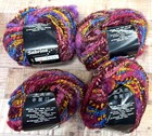S  Charles Sabrina Yarn 4 Skeins Wool Blend Made In Italy 50g 60 Yards Italy