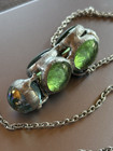 Vintage Jeweled Kaleidoscope Necklace Handmade Rare One-of-a-kind Find   Jj21