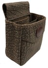Buffalo Hide Shotgun Shell Pouch Skeet Sporting Clays Trap Usa W emblem Midi Brn