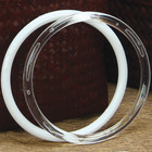 Plastic Acrylic Craft Rings  pack Of 6  Choose Color   Size 1 75   3   4  Or 5 